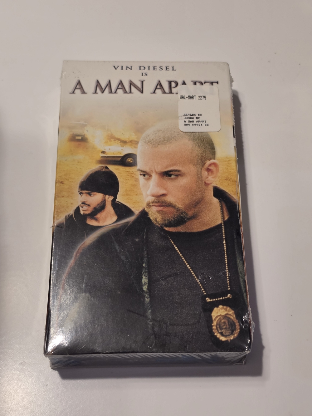 A Man Apart VHS - Vin Diesel - Black & Tan Cover